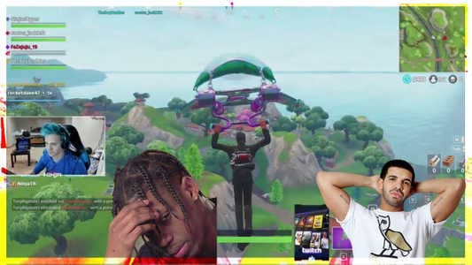 Mate Drake et Travis Scott jouer à Fortnite ensemble sur Twitch !