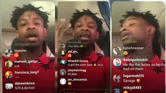 21 Savage insulte tous les rappeurs d'Atlanta en plein live sur Instagram !