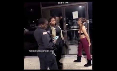 VIDEO : Une agent de sécurité met une femme totalement KO !